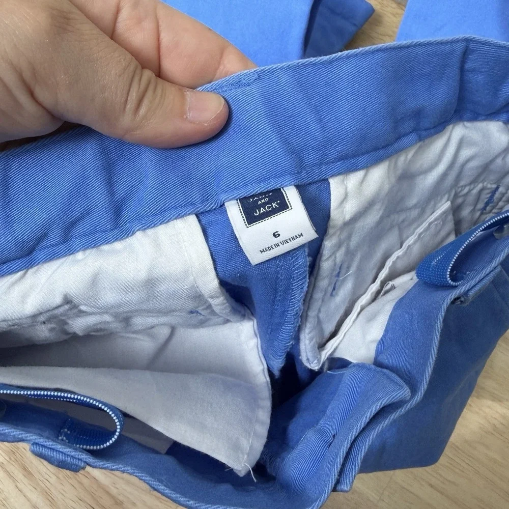 Janie and Jack Boys Blue Chino Pants Size 6 Dress Casual School‎